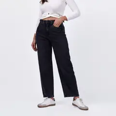 MACHINE - JEAN MUJER BALLOON - BANE B DENIM STRECH