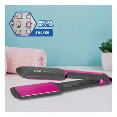 GENERICO - Pack6 Planchador Compacta en Negro y Fucsi Y+Regalo Stickers