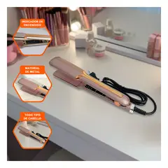 GENERICO - Pack4 Styler para Peinados en Dorado Y+Papel de Regalo