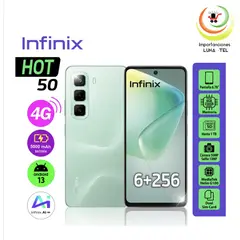 INFINIX - CELULAR HOT 50 6RAM Y 256GB VERDE