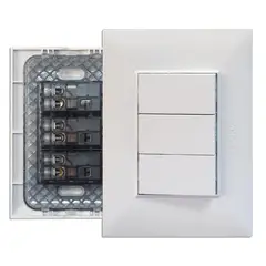 OPALUX - Interruptor Triple 10A 250V pempotrar KF2301