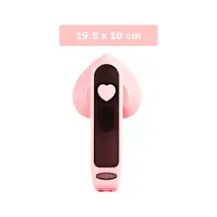 RYBIU IMPORT - Pack12 Alisador de Tela en Corazon de Color Rosado