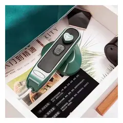 RYBIU IMPORT - Plancha Portatil en Corazon Verde Y+Regalo Stickers