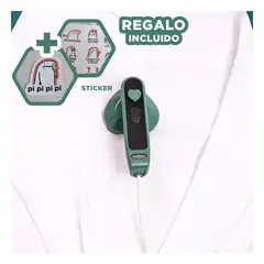 RYBIU IMPORT - Pack12 Prensa Miniatura en Corazon Verde Y+Regalo Stickers