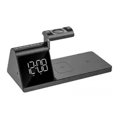 HAVIT - Cargador despertador Inalambrico 3 Dispositivos W3042