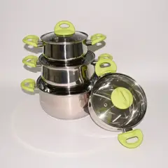 ROYAL - JUEGO DE OLLAS 8 PIEZAS RY-176CW