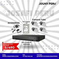 HIKVISION - Kit de DVR 1 TB para exterior