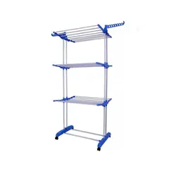 GENERICO - Pack2 Tendedero Multiuso en Color Celeste Y+Regalo Stickers