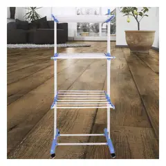 GENERICO - Pack4 Tendedero Duradero en Celeste Y+Regalo Stickers