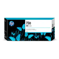 HP - Tinta 730 Gray 300ml P2V71A para Plotter DesignJet T1600