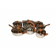 ROYAL - JUEGO DE OLLAS 14 PIEZAS RY-154CW