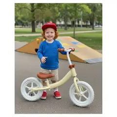 GENERICO - Bicicleta de Equilibrio Crema Ll Blancas