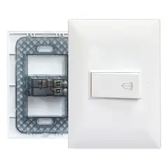 OPALUX - Pulsador Unipolar NA 10A 250V Para Timbre