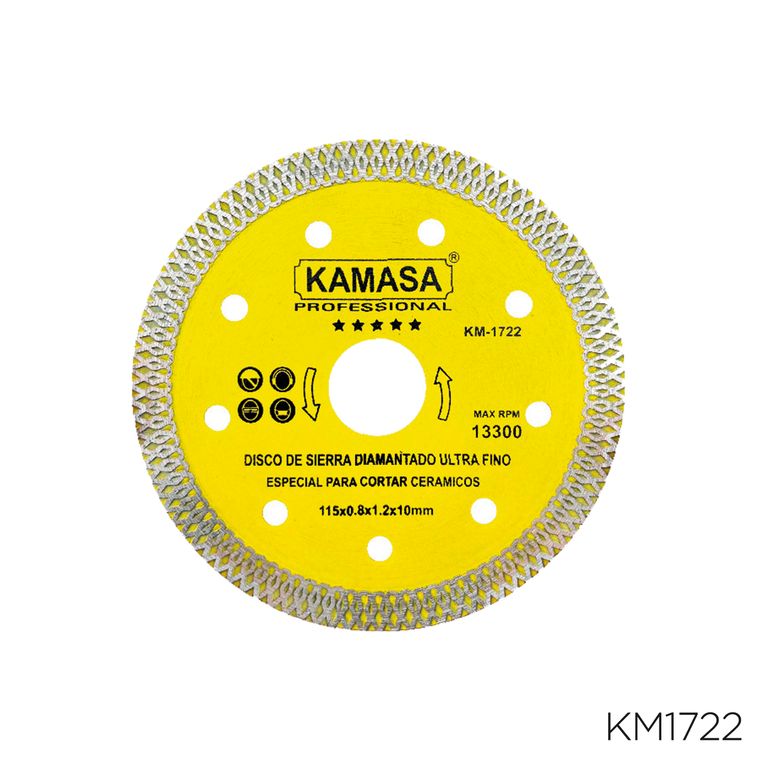 DISCO DIAMANTADO TRENZADO 4-12115MM