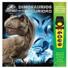 GENERICO - JURASIC PARKN DINOSAURIOS EN LA OSCURIDAD CON LINTERNA