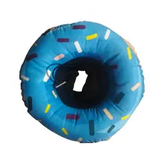 GENERICO - Collar isabelino tipo dona acolchado para perros y gatos talla s donut