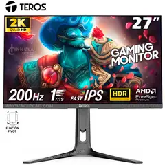 TEROS - Monitor TE-2754G 27″ QHD Fast IPS 200Hz 1ms FreeSync Premium