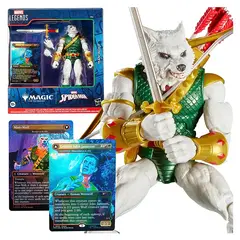 MARVEL - Legends Man-Wolf con Card Magic