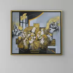 GENERICO - Cuadros Decorativo Destino Dorado 106x106 mt