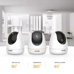 TENDA - Cámara de seguridad RP3 Pro 3MP 360° Interior