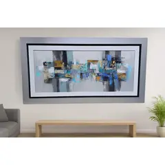 GENERICO - Cuadro Decorativo Cenizas De Cristal 64x137 mt