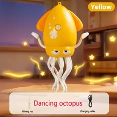 GENERICO - Juguete Interactivo Calamar Musical Amarillo