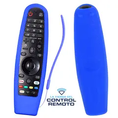 GENERICO - Funda Protector de Silicona Para Control LG MAGIC Mr20 - Azul