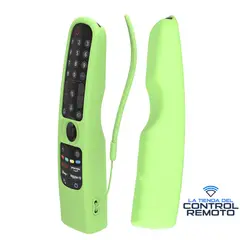 GENERICO - Funda Protector Para Control LG Magic Mr24 Mr23 - Verde Fosforescente