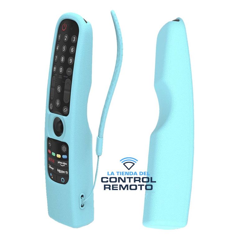 Fundas Protector Para Control LG Magic Mr24 - Celeste Fosforescente