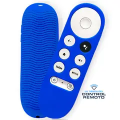 GENERICO - Funda Protector Para Control Google Chromecast 4 Azul