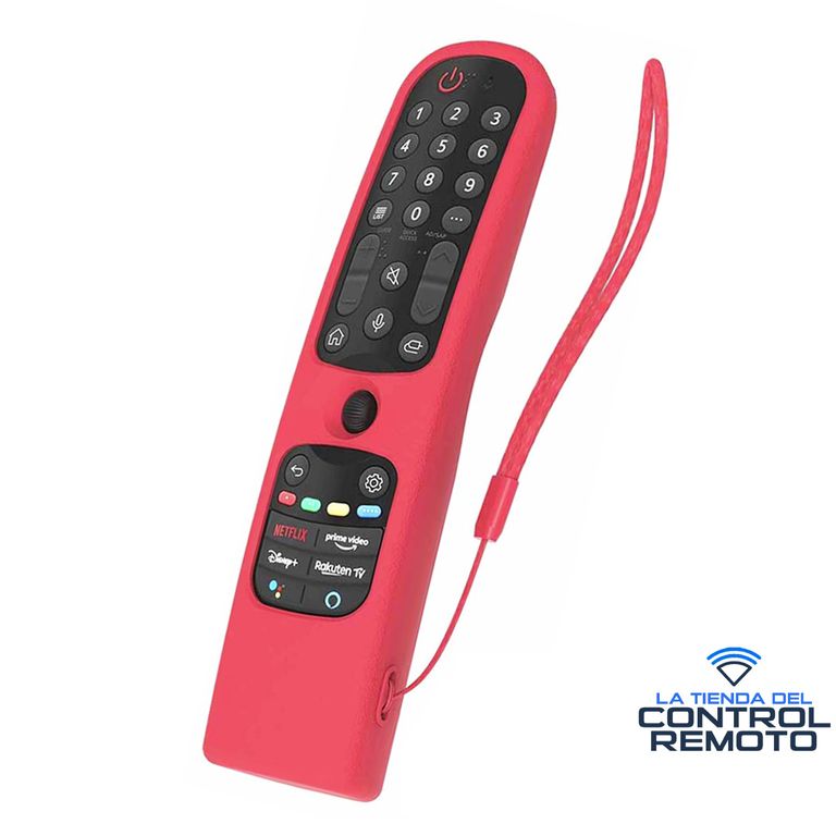 Funda Anti Golpe Para Control LG Magic Mr23 Mr22 - Rojo