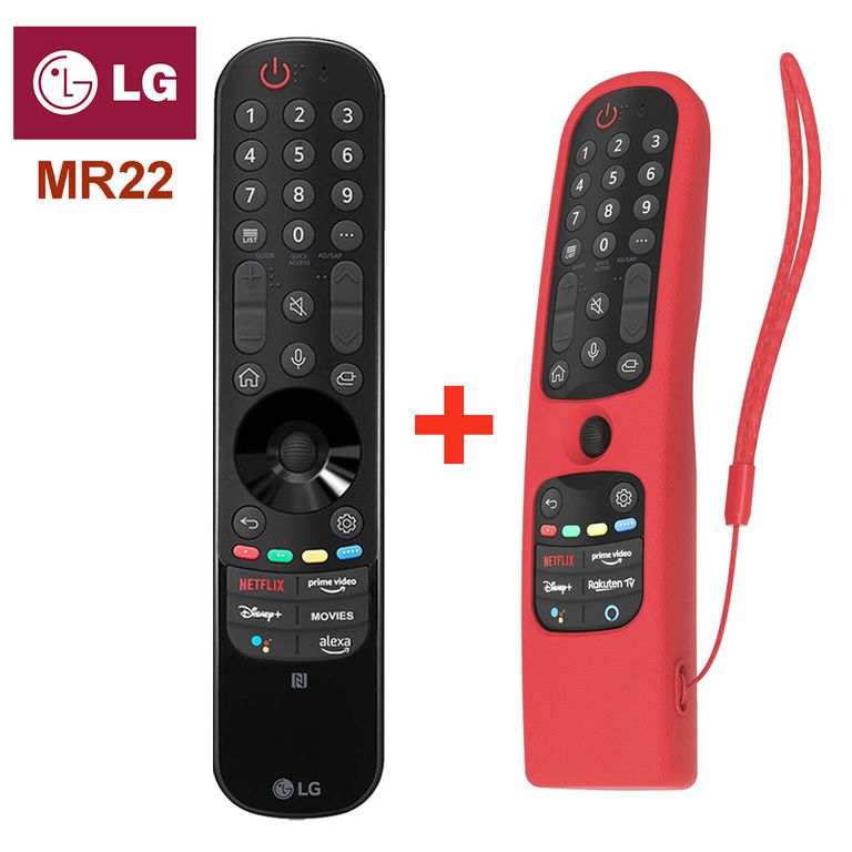 Control Magic Remote MR22 + Funda Rojo