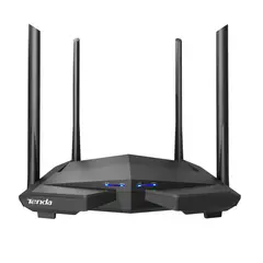 TENDA - Router AC10 Wi-Fi Gigabit Doble Banda AC1200 4 Antenas
