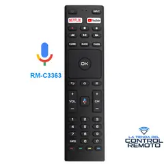 GENERICO - Control Remoto C3363 para Tv JVC Smart Con mando de Voz
