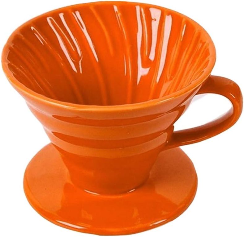 Dripper V60 de Cerámica 2 -4 Tazas NARANJA