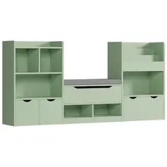 GENERICO - Librero Con Asiento Multifuncional Infantil Romina Amore Home