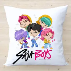 GENERICO - Almohada Cojin Saja Boys Kpop Demon Hunters - Mide 40x40 cm