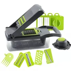 GENERICO - CORTADOR Y REBANADOR DE VERDURAS MULTIFUNCIONAL