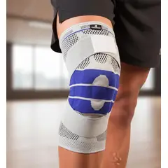 BRANSON - Rodillera con Gel y Varillas laterales Doble Ajuste Talla M