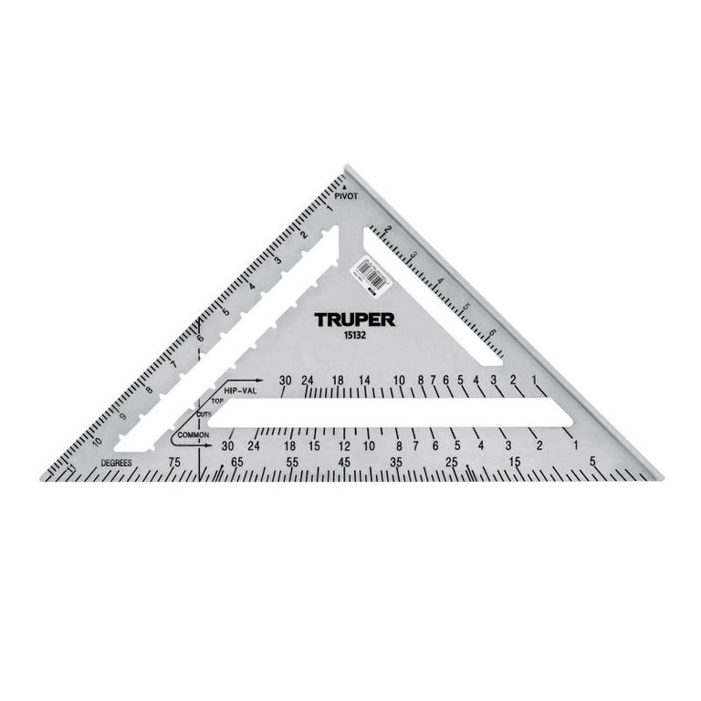 Escuadra 12 de aluminio para muros de yeso - 15132