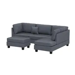 GENERICO - SOFÁ OPO SECCIONAL - GRIS OSCURO