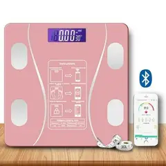 GENERICO - Balanza Inteligente para Peso Corporal - Color Rosado