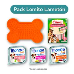 CAT OH - Pack Lomito Lametón Lick Mat y snacks premium para perros felices y relajados