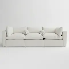 GENERICO - SOFÁ SECCIONAL SAFIRO - Blanco