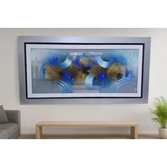 GENERICO - Cuadro Decorativo Aurora Cósmica 64x137 mt