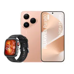 HUAWEI - Smartphone Pura 80 12GB+256GB Dorado + Watch Fit 4 Pro
