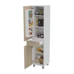 GENERICO - ORGANIZADOR DE COCINA VERONA - LA CASA DEL MUEBLERO - BLANCO CON ROVERE