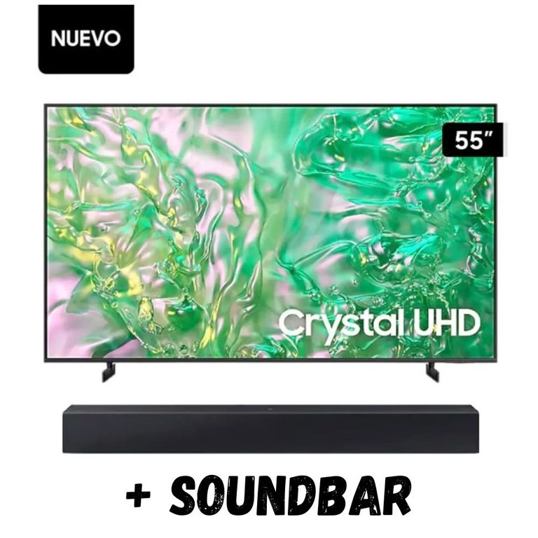 Televisor 55 UHD 4K CRYSTAL 55DU8000 + SOUNDBAR