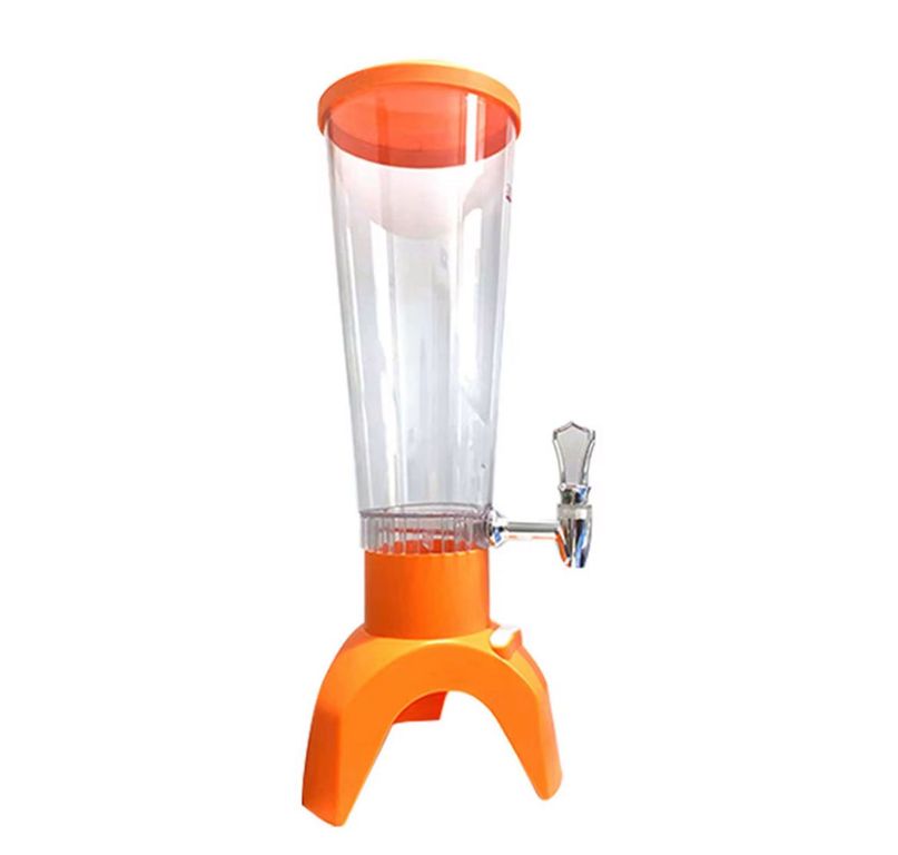 Dispensador 3L Bebidas Agua Cerveza Led con Bluetooth Altavoz Recargable Portatil