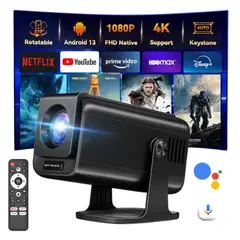 SEISA - Proyector Smart Fullhd 4k WIFI Control De Voz Android 13